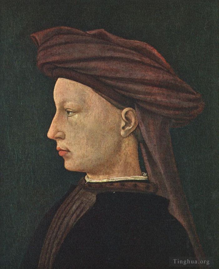 Masaccio Types de peintures - Portrait de profil d'un jeune homme