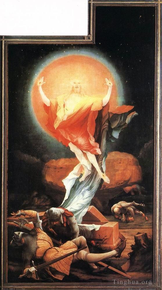 Matthias Grunewald Peinture à l'huile - La résurrection