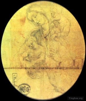 Matthias Grunewald œuvres - Marie avec l'Enfant et le jeune Saint Jean