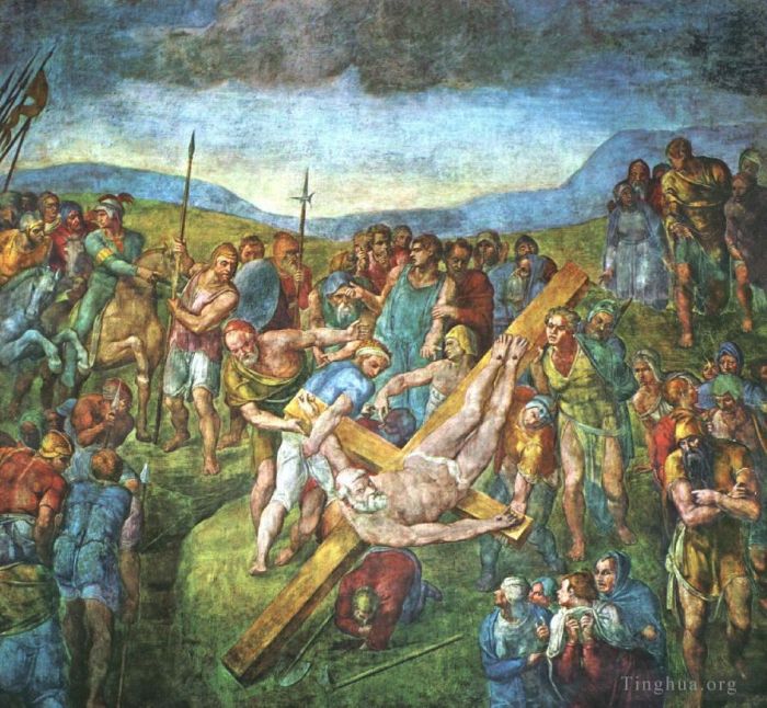 Michel-Ange Types de peintures - Matyre de saint Pierre
