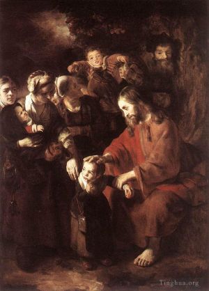 Nicolaes Maas œuvres - Le Christ bénit les enfants