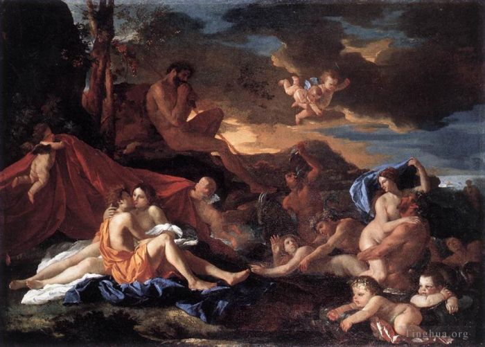 Nicolas Poussin Peinture à l'huile - Acis et Galatée