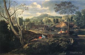 Nicolas Poussin œuvres - Paysage idéal