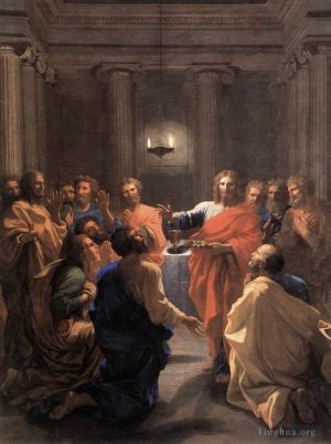 Nicolas Poussin œuvres - Institution de l'Eucharistie