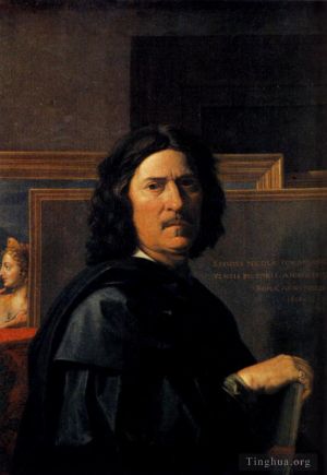 Nicolas Poussin œuvres - Nicolas Autoportrait
