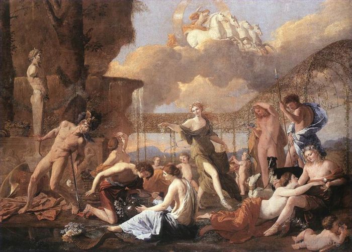 Nicolas Poussin Peinture à l'huile - L'empire de la flore