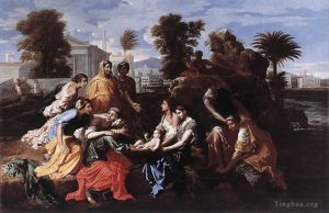 Nicolas Poussin œuvres - La découverte de Moïse