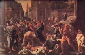 Nicolas Poussin œuvres - La peste d'Ashdod