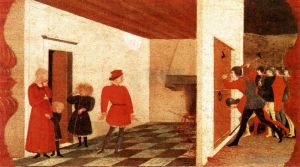 Paolo Uccello œuvres - Miracle de l'hôte profané, scène 2