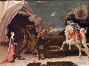 Paolo Uccello œuvres - Saint Georges et le dragon