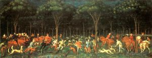Paolo Uccello œuvres - La chasse en forêt