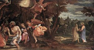 Paolo Veronese œuvres - Baptême et tentation de Ch