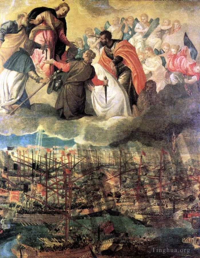 Paolo Veronese Peinture à l'huile - Bataille de Lep
