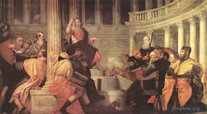 Paolo Veronese œuvres - Jésus parmi les docteurs du Temple