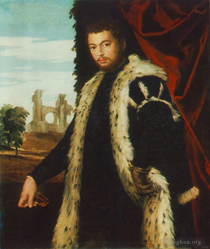 Paolo Veronese Peinture à l'huile - Portrait d'un homme