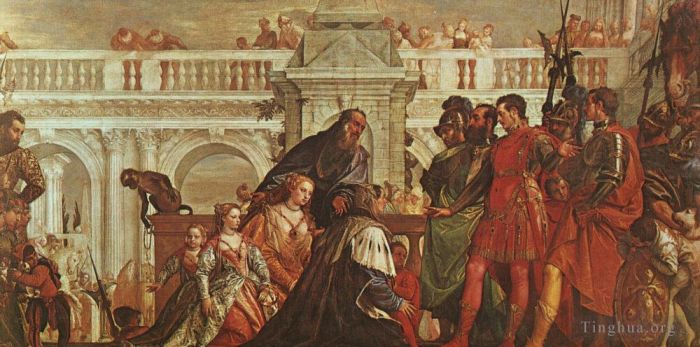 Paolo Veronese Peinture à l'huile - La famille de Darius avant Alexandre