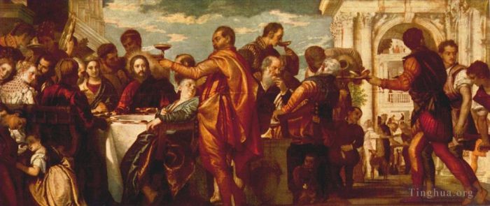 Paolo Veronese Peinture à l'huile - Les Noces de Cana 1560