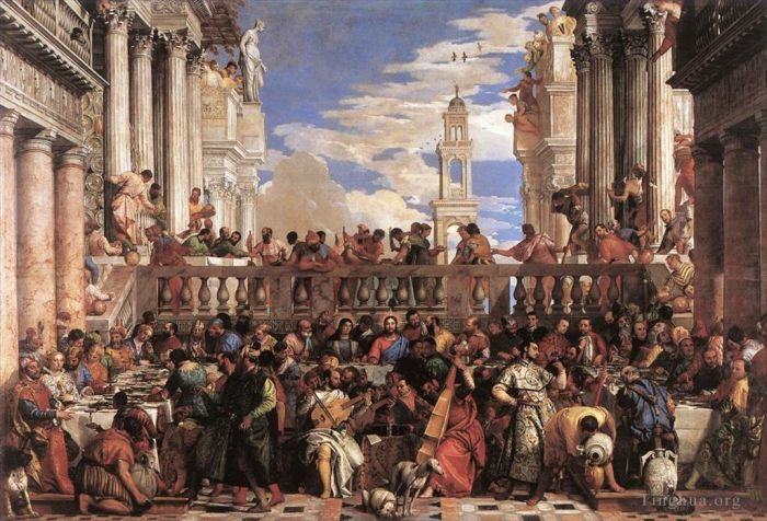 Paolo Veronese Peinture à l'huile - Les Noces de Cana