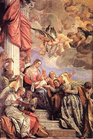 Paolo Veronese œuvres - Le mariage de Sainte Catherine