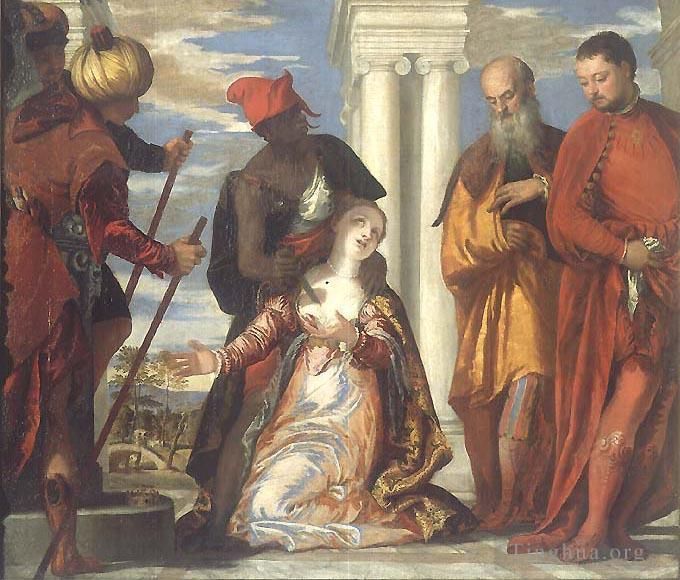 Paolo Veronese Peinture à l'huile - Le Martyre de Sainte Justine