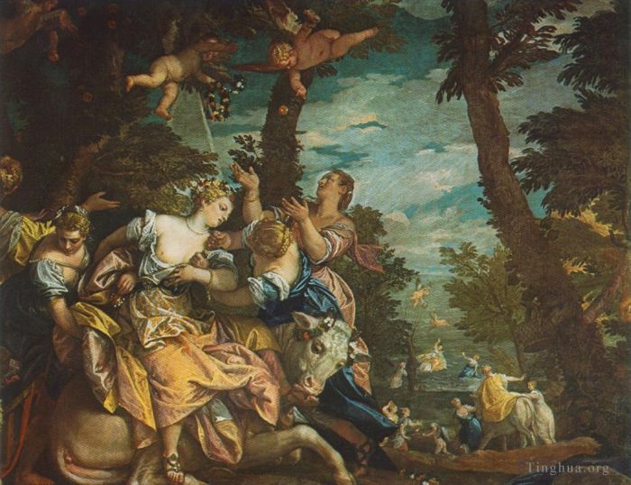 Paolo Veronese Peinture à l'huile - Le viol de l'Europe