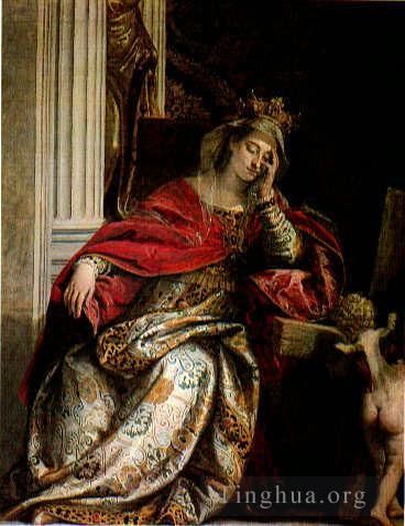 Paolo Veronese Peinture à l'huile - La vision de Sainte-Hélène