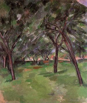 Paul Cézanne œuvres - Une clôture