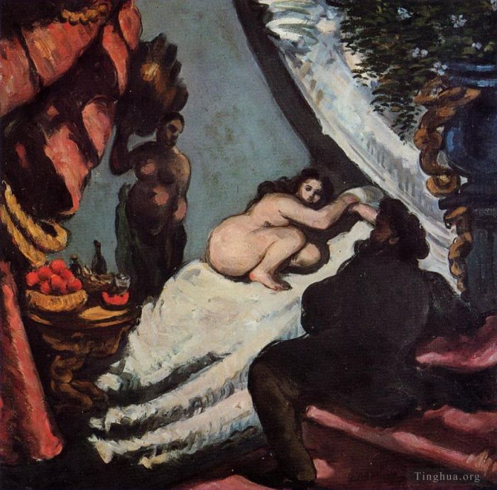 Paul Cézanne Peinture à l'huile - Un Olympia moderne 2
