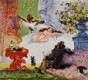 Paul Cézanne œuvres - Une Olympie moderne
