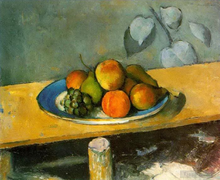 Paul Cézanne Peinture à l'huile - Pommes Poires et Raisins