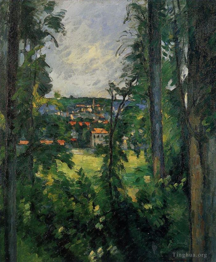 Paul Cézanne Peinture à l'huile - Auvers Vue à proximité