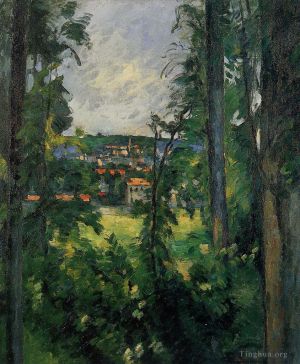 Paul Cézanne œuvres - Auvers Vue à proximité
