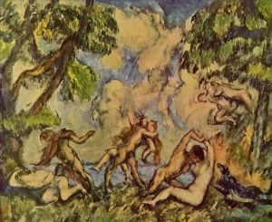 Paul Cézanne œuvres - Bacchanales La bataille de l'amour