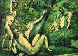 Paul Cézanne œuvres - Baigneurs 1887