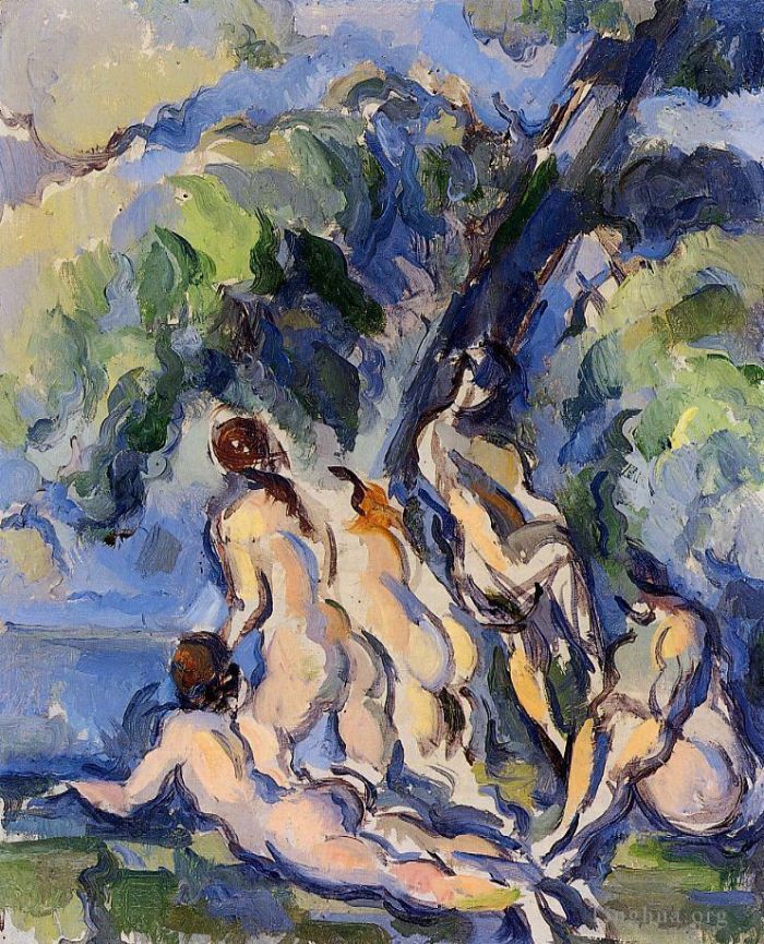 Paul Cézanne Peinture à l'huile - Baigneurs 1906