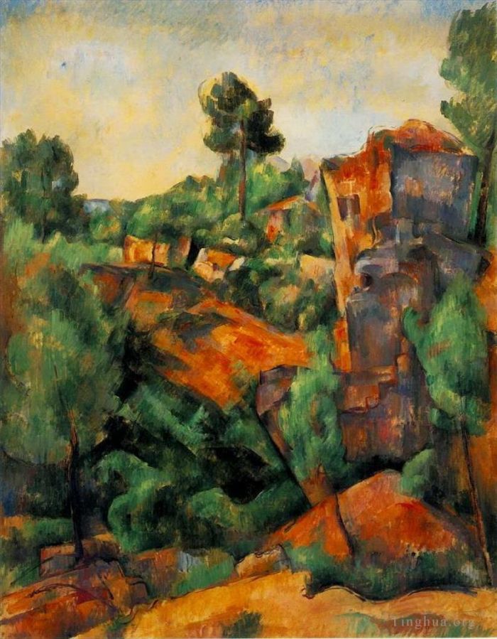 Paul Cézanne Peinture à l'huile - Carrière Bibemus 1898