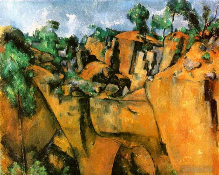 Paul Cézanne Peinture à l'huile - Carrière de Bibemus 1900