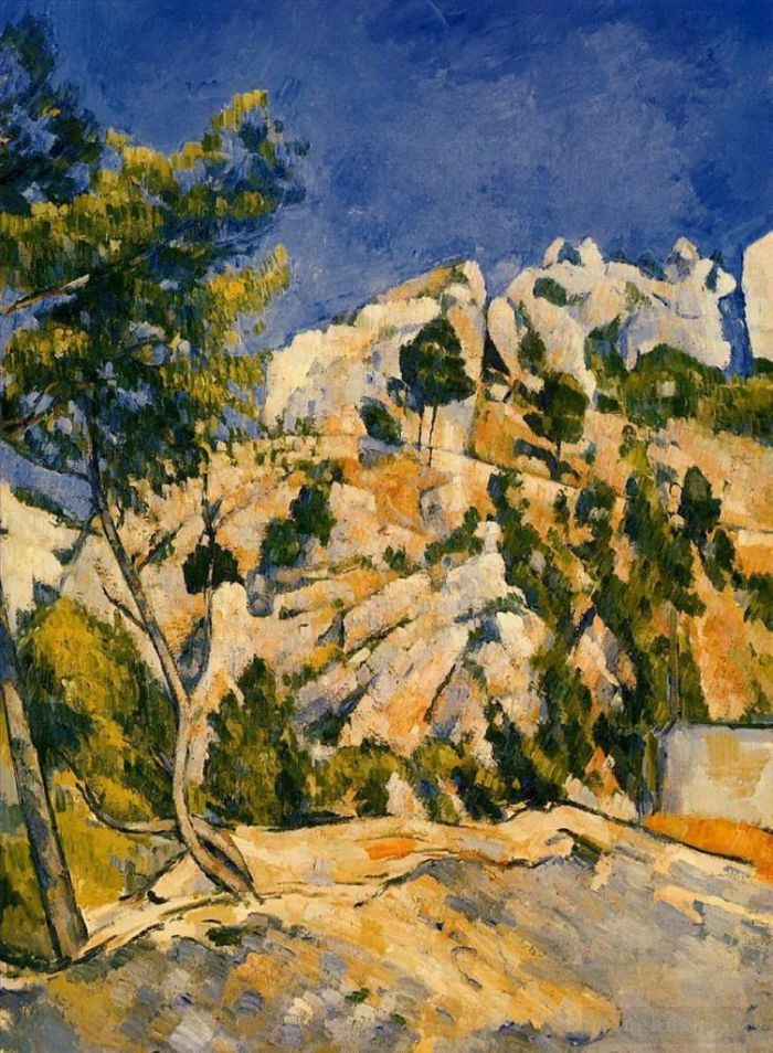 Paul Cézanne Peinture à l'huile - Au fond du ravin