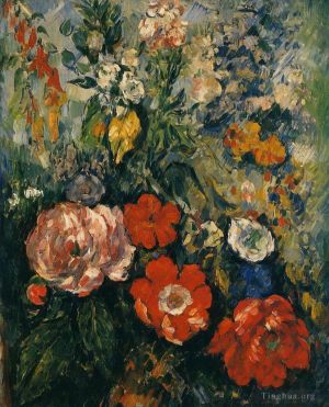 Paul Cézanne œuvres - Bouquet de fleurs