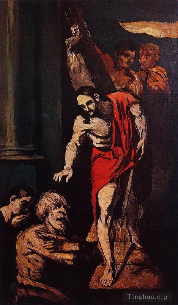 Paul Cézanne Peinture à l'huile - Le Christ dans les limbes