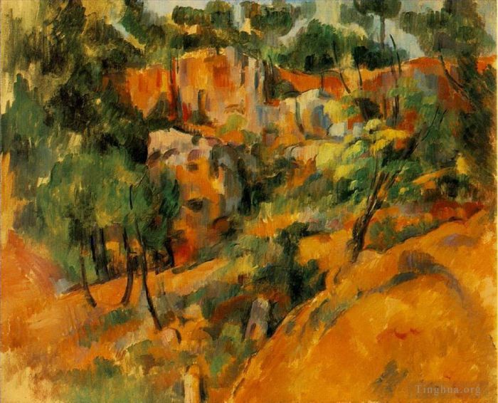 Paul Cézanne Peinture à l'huile - Coin de carrière