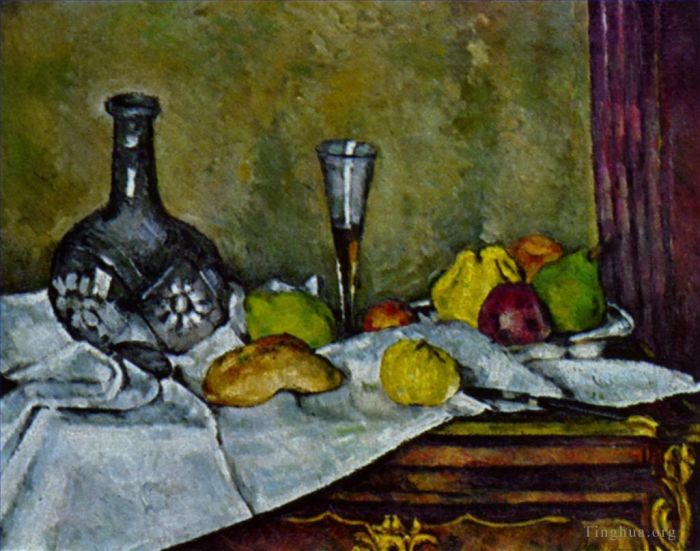 Paul Cézanne Peinture à l'huile - Dessert