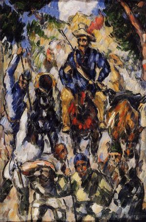 Paul Cézanne œuvres - Don Quichotte vue de dos