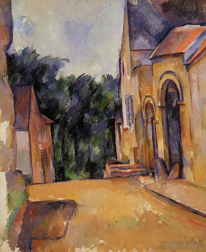 Paul Cézanne Peinture à l'huile - Ferme à Montgeroult