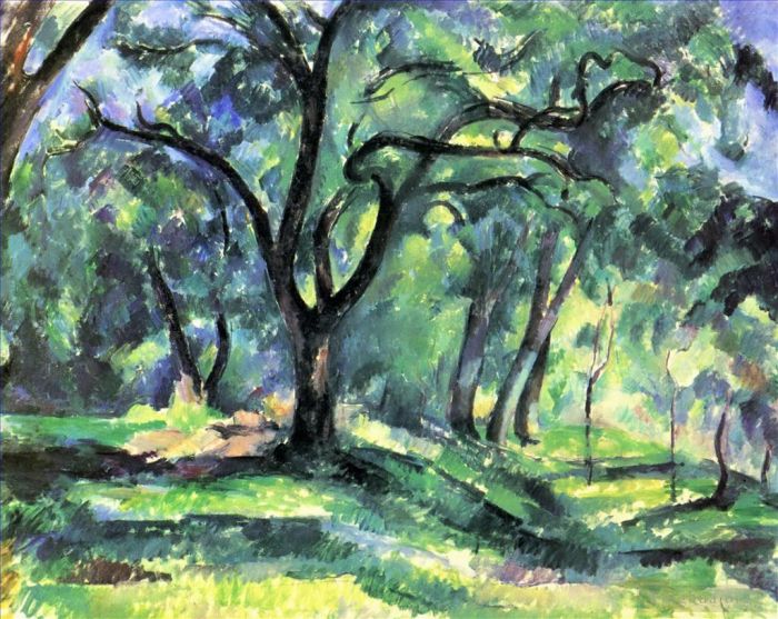 Paul Cézanne Peinture à l'huile - Forêt 1890
