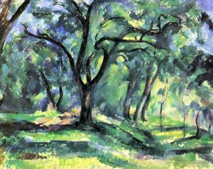 Paul Cézanne œuvres - Forêt 1890