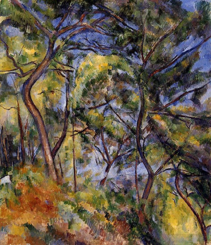 Paul Cézanne Peinture à l'huile - Forêt