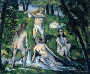 Paul Cézanne œuvres - Quatre baigneurs 188