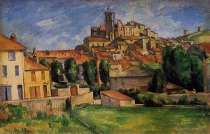 Paul Cézanne œuvres - Vue horizontale de Gardanne