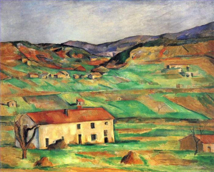 Paul Cézanne Peinture à l'huile - Gardanne